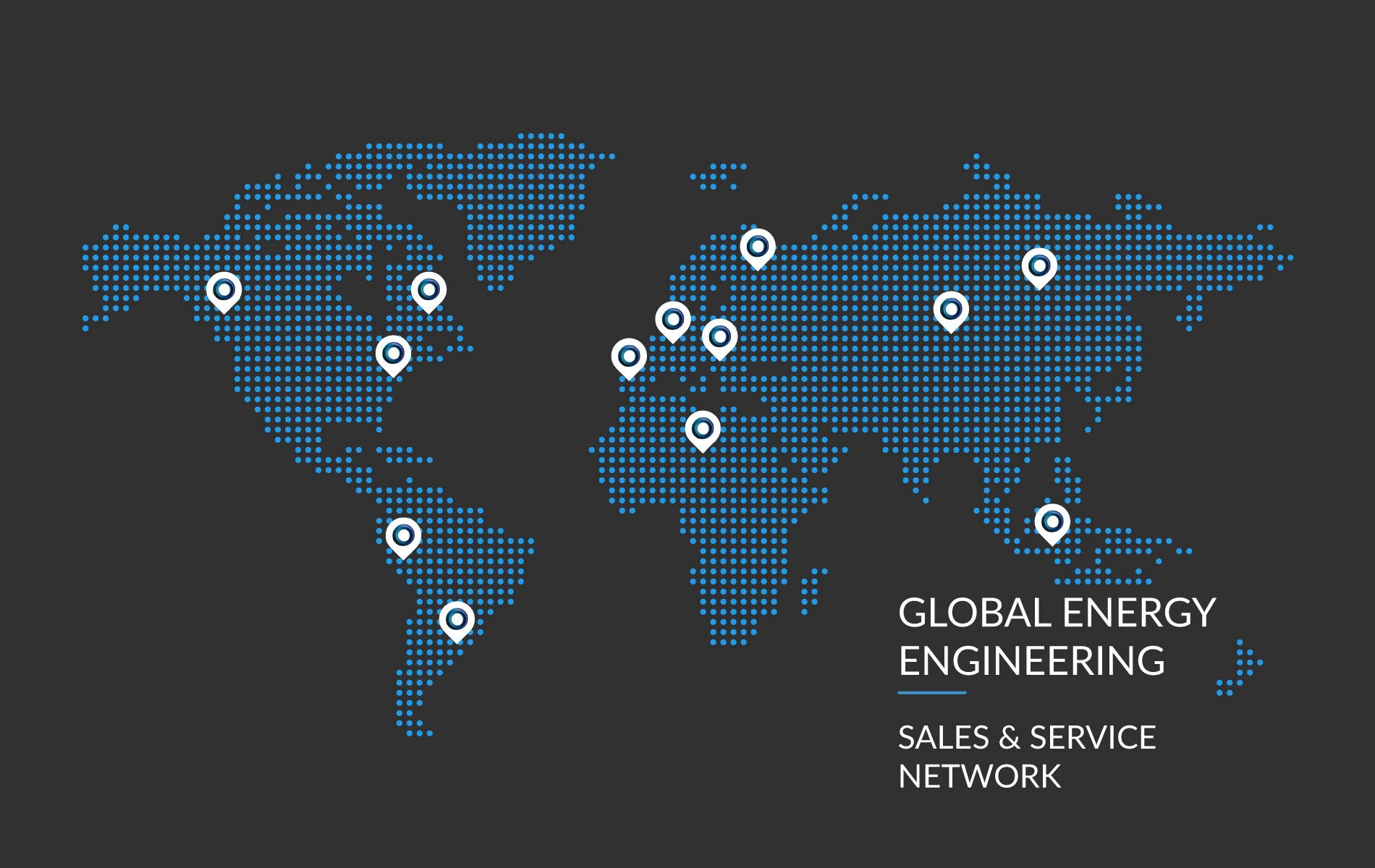 Global energy Engineering - Sales and service network